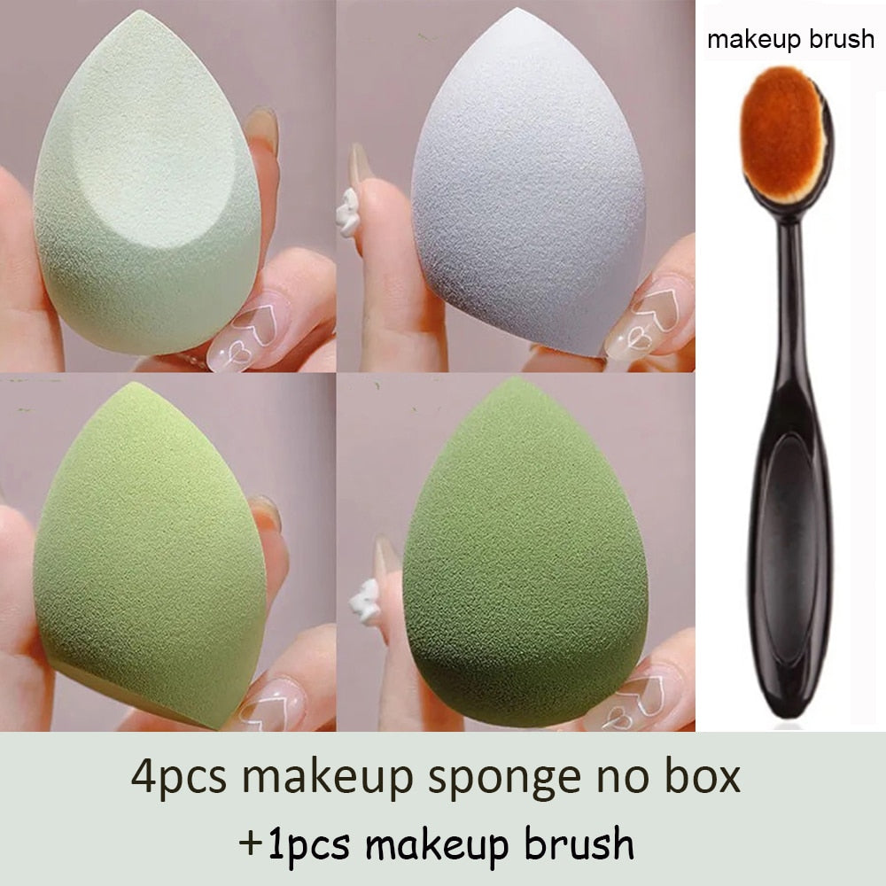 Sponge for Makeup Beauty Blender with Box Foundation Powder Blush Make up Tool Beauty Egg 1/4pc XISHOW Makeup Sponge Blender alfamoba