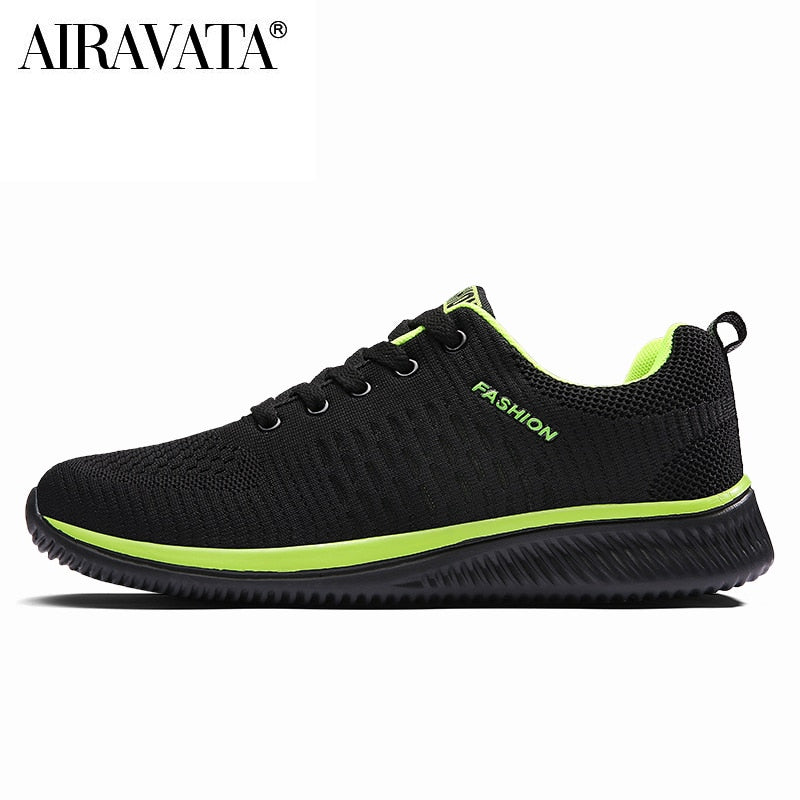 Men Women Knit Sneakers Breathable Athletic Running Walking Gym Shoes alfamoba