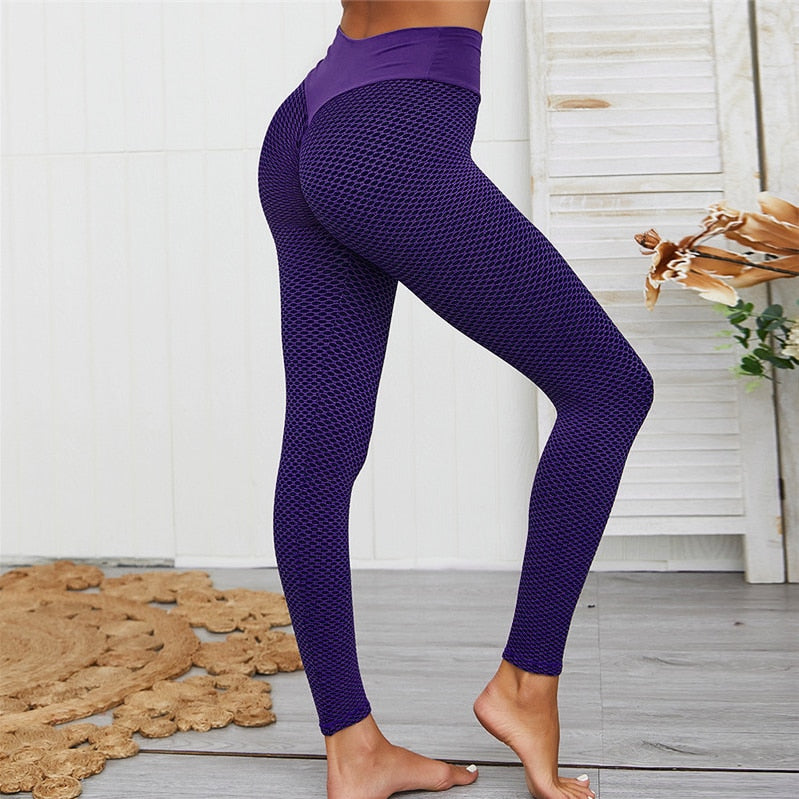 SVOKOR Dot Women Leggings High Waist Fitness Legging Push Up Ladies Seamless Workout Pants Female Leggins Mujer Polyester Casual alfamoba