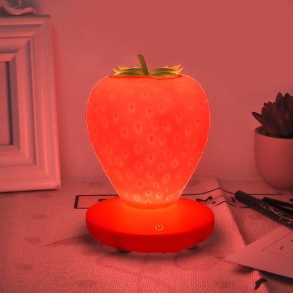 Led Energy-saving Lamp Children with Sleeping Night Light Fun Strawberry Shape USB Charging Silicone Lamp Touch Switch Luminaria alfredo.barrella7