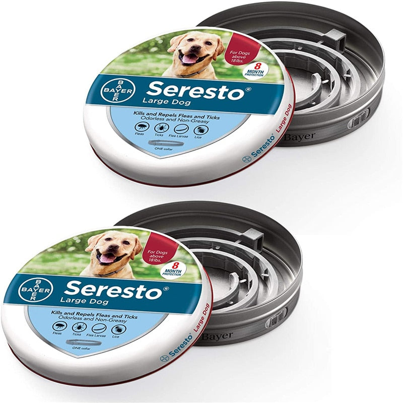 Dog Cat Collar Seresto 8 Month Flea & Tick Prevention Collar for Cats Dog Mosquitoes Repellent Collar Insect Mosquitoes Supplies alfredo.barrella7