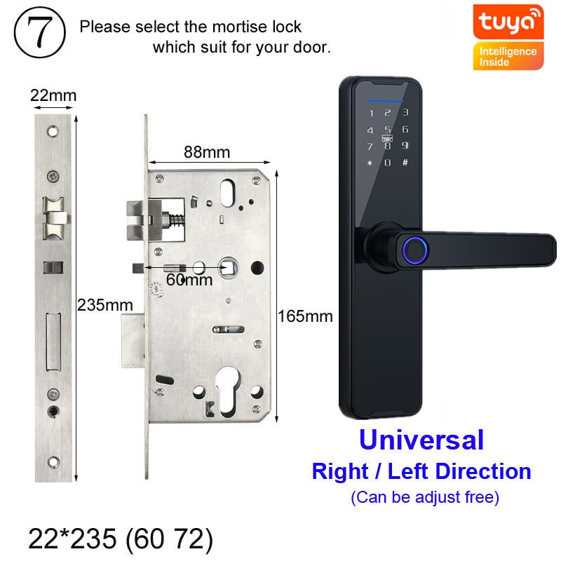 Biometric Fingerprint Door Lock alfamoba