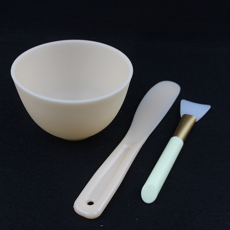 DIY Facial Mask Bowl & Brush Set alfamoba