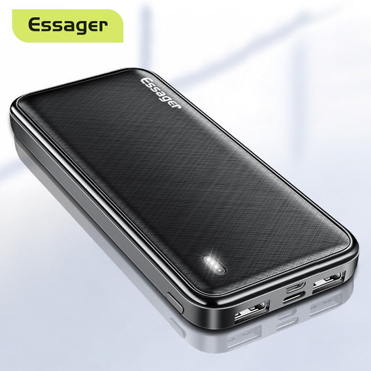 Essager 10000mAh Power Bank Portable Charging External Battery Charger Pack 10000 mAh Powerbank For iPhone Xiaomi mi PoverBank alfamoba