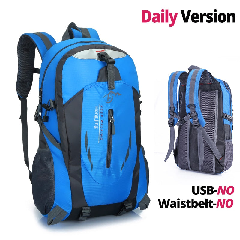 Quality Nylon Waterproof Travel Backpacks Men Climbing Travel Bags Hiking Backpack Outdoor Sport School Bag Men Backpack Women alfamoba