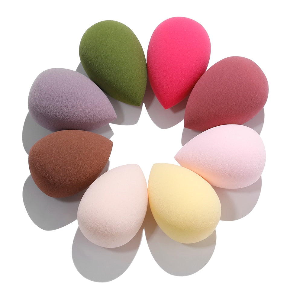 Sponge for Makeup Beauty Blender with Box Foundation Powder Blush Make up Tool Beauty Egg 1/4pc XISHOW Makeup Sponge Blender alfamoba