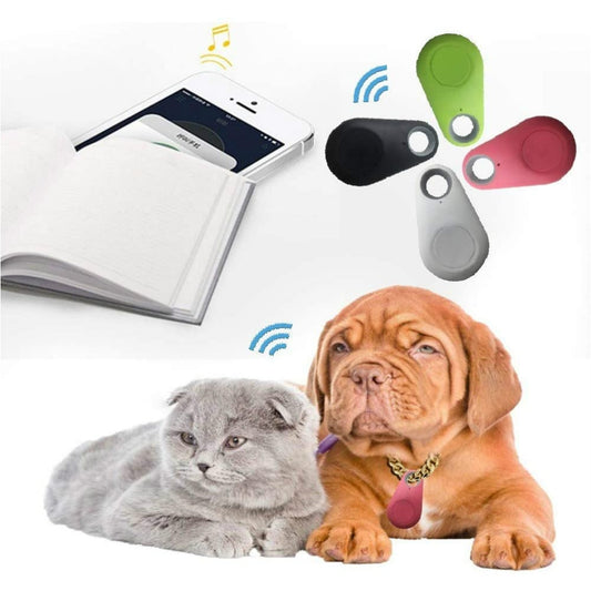 Pets Smart Mini GPS Tracker Anti-Lost Waterproof with Bluetooth for Pet Dog Cat Keys Wallet Bag Kids Trackers Finder Equipment alfamoba