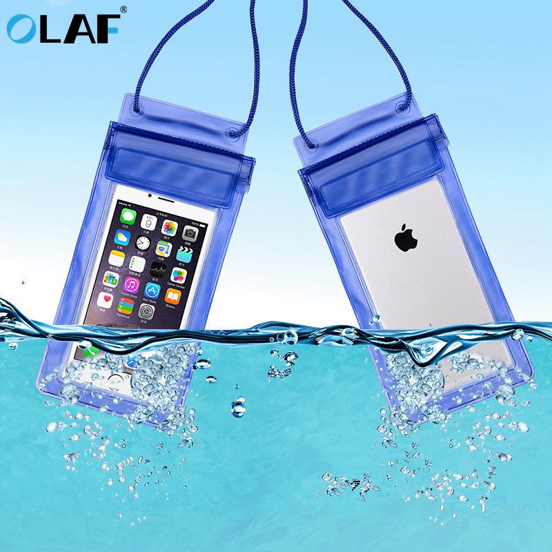 OLAF Universal Waterproof Case For iPhone X XS MAX 8 7 Cover Pouch Bag Cases Coque Water proof Phone Case For Samsung S10 Xiaomi alfamoba