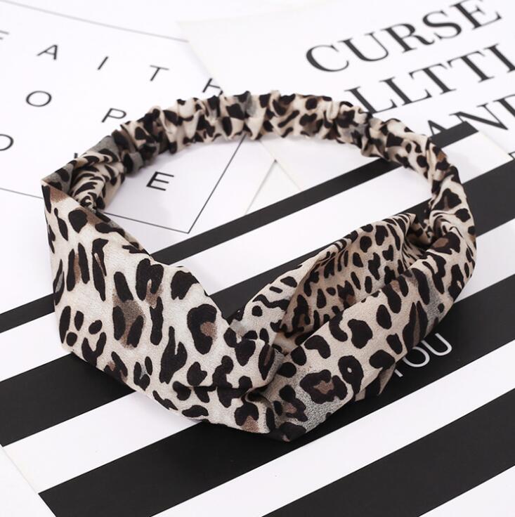 Fashion Women Girls Summer Bohemian Hair Bands Print Headbands Vintage Cross Turban Bandage Bandanas HairBands Hair Accessories alfamoba