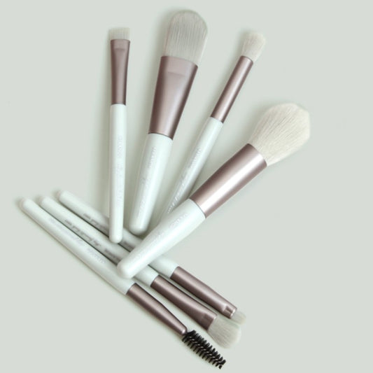 MAANGE 7Pcs Makeup Brushes Mini Set Cosmetic Powder Eye Shadow Foundation Blush Blending Beauty Make Up Tools alfamoba