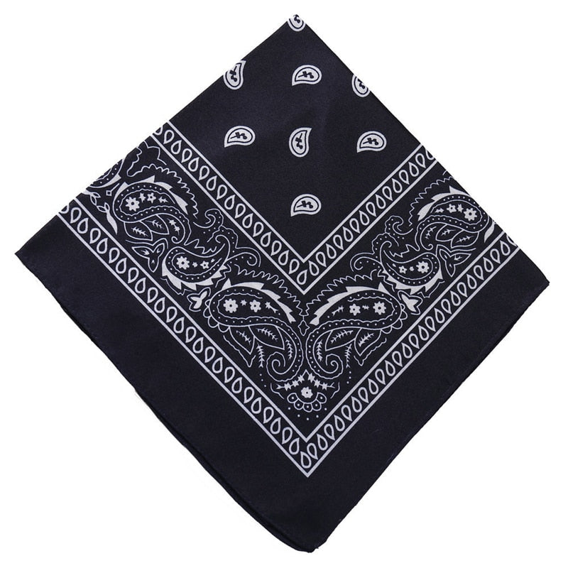 New Bohemian Print Bandana Hair Bands for Women Girls Square Scarf Turban Multifunctional Headband Hair Accessories Headwear alfamoba