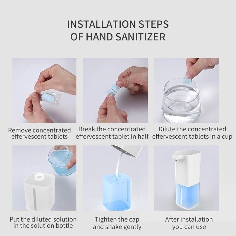 Intelligent Induction Foam  Automatic Soap Dispenser Hotel USB Charging Long standby Children Hand-Washing alfamoba