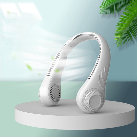 Xiaomi Hanging Neck Fan Portable Cooling Fan USB Leafless 360 Degree Neckband Fan 78 Surround Air Outlets 4000Mah Rechargeable alfamoba