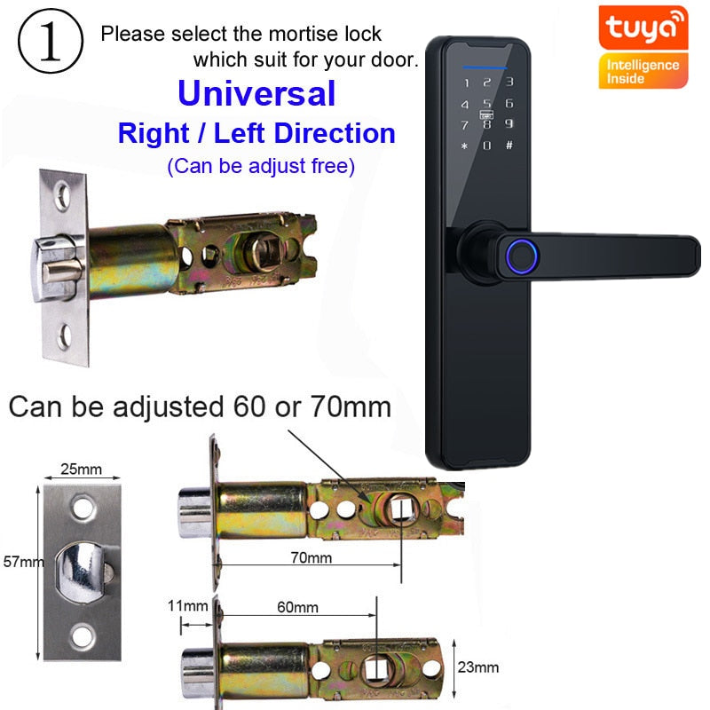 Biometric Fingerprint Door Lock alfamoba