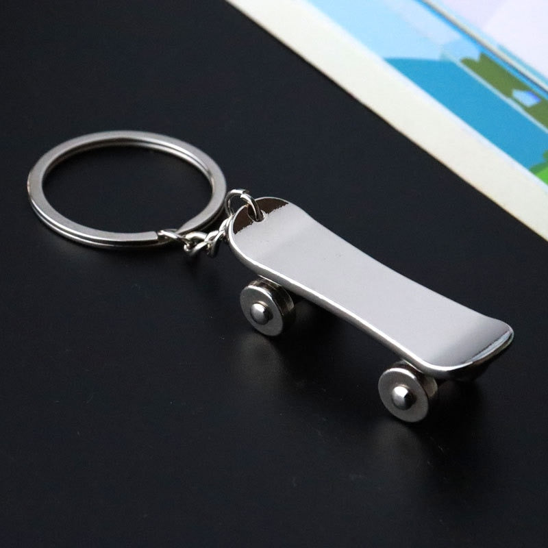 Creative gift car metal keychain turbo gear hub pendant brake disc shock absorber Pendant alfamoba