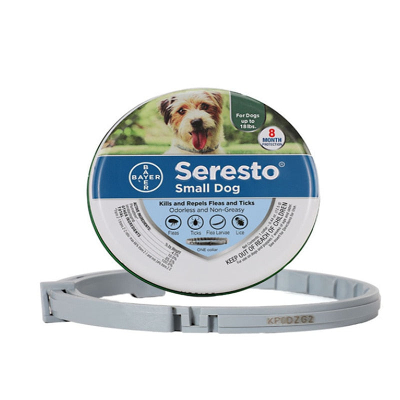 Dog Cat Collar Seresto 8 Month Flea & Tick Prevention Collar for Cats Dog Mosquitoes Repellent Collar Insect Mosquitoes Supplies alfredo.barrella7