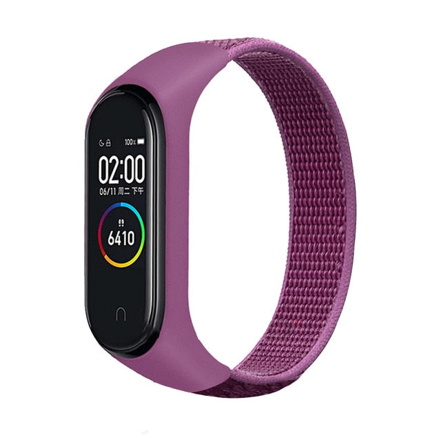 Bracelet for mi band 5 6 Strap Nylon Sport loop watch Belt pulsera correa Miband strap Wristband for xiaomi Mi band 4 3 Bracelet alfredo.barrella7