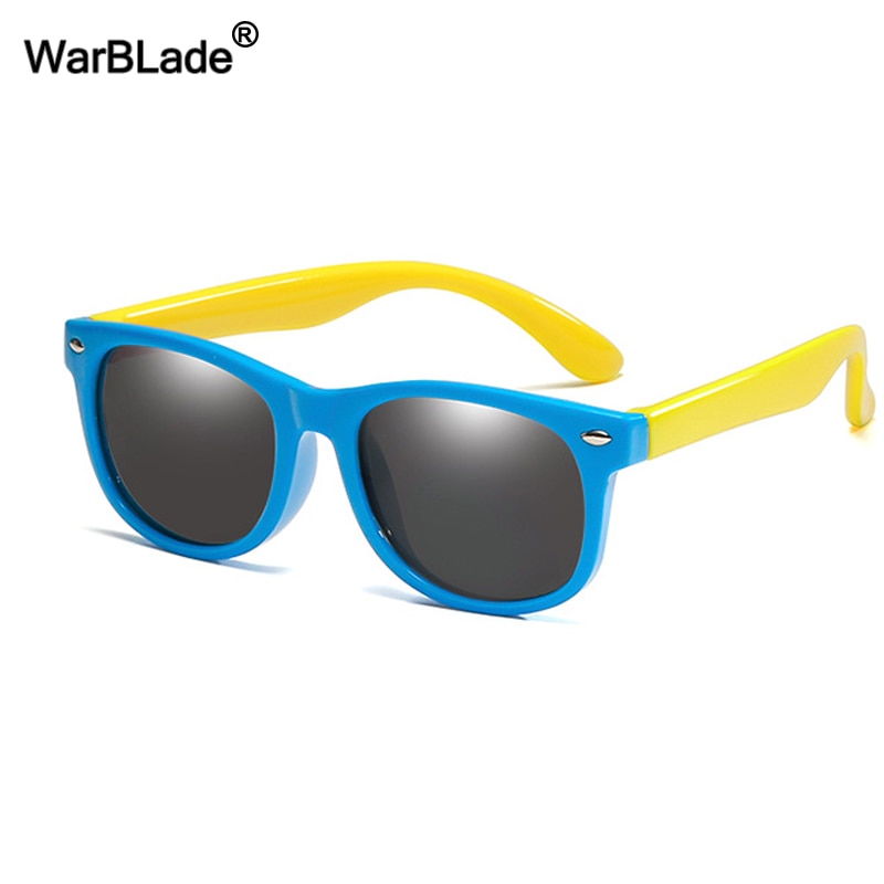 WarBlade New Kids Polarized Sunglasses TR90 Boys Girls Sun Glasses Silicone Safety  Glasses Gift For Children Baby UV400 Eyewear alfamoba