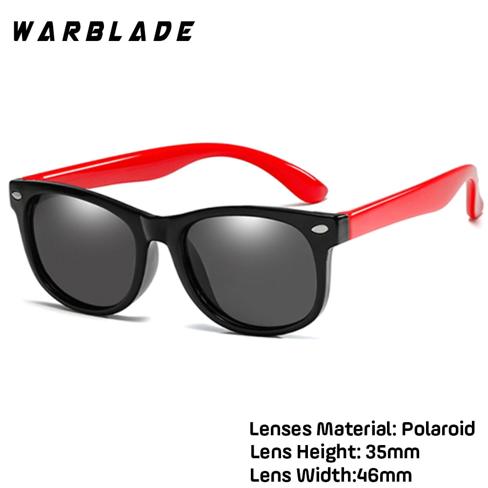 WarBlade New Kids Polarized Sunglasses TR90 Boys Girls Sun Glasses Silicone Safety  Glasses Gift For Children Baby UV400 Eyewear alfamoba