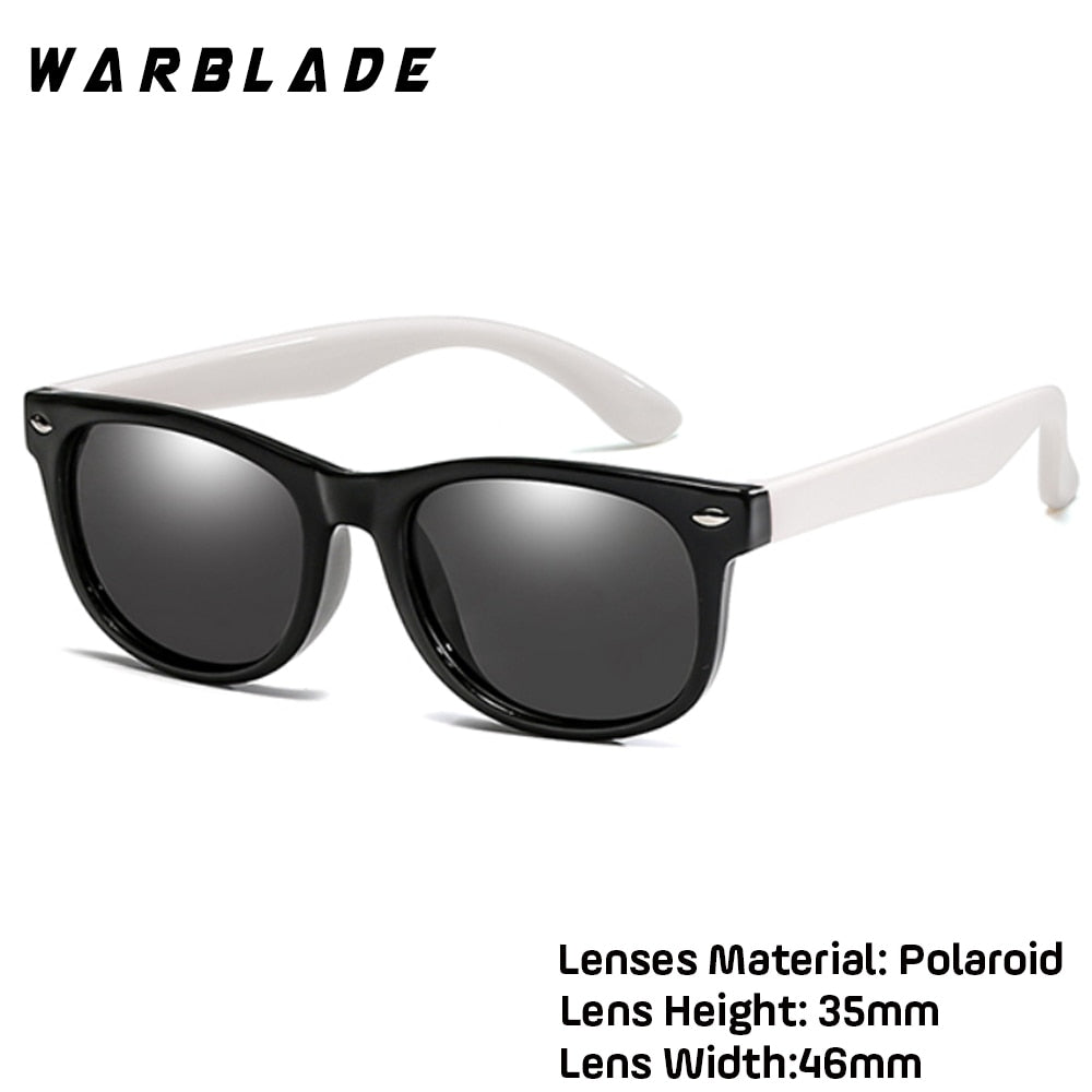 WarBlade New Kids Polarized Sunglasses TR90 Boys Girls Sun Glasses Silicone Safety  Glasses Gift For Children Baby UV400 Eyewear alfamoba