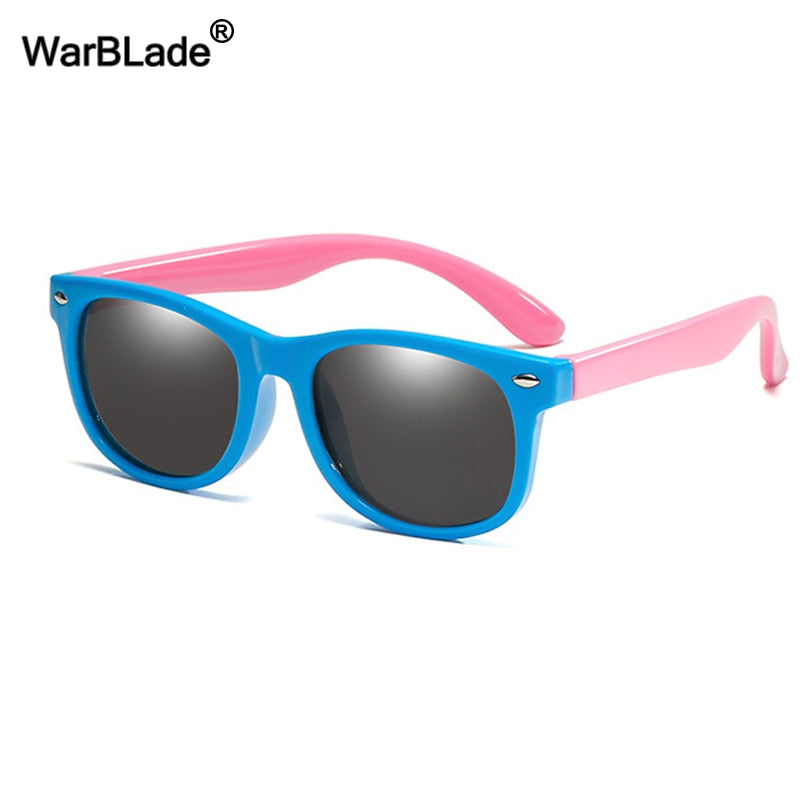 WarBlade New Kids Polarized Sunglasses TR90 Boys Girls Sun Glasses Silicone Safety  Glasses Gift For Children Baby UV400 Eyewear alfamoba