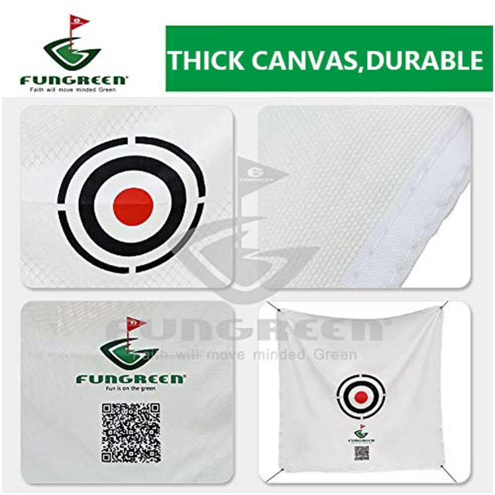 FUNGREEN 1.5x1.5M Golf Hitting Target Cloth For Golf Practice Quality Indoor Training Outdoor Court Hitting Cloth Golf Accessory alfamoba