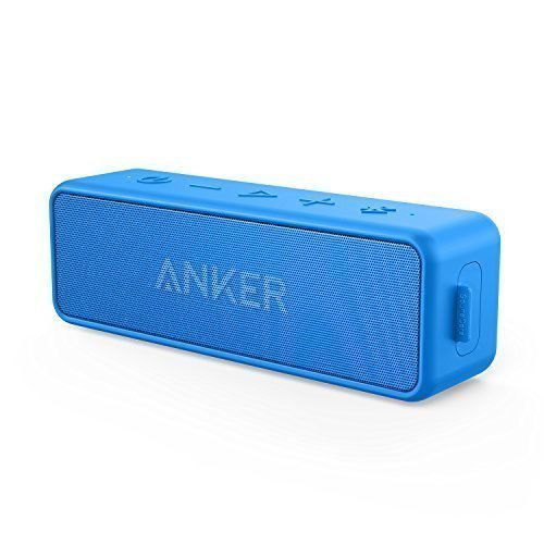 Anker Soundcore 2 Portable Bluetooth Wireless Speaker Better Bass 24-Hour Playtime 66ft Bluetooth Range IPX7 Water Resistance alfamoba