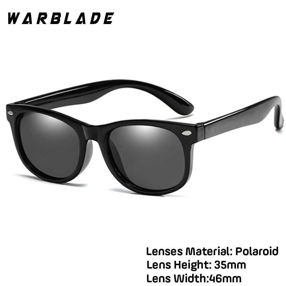 WarBlade New Kids Polarized Sunglasses TR90 Boys Girls Sun Glasses Silicone Safety  Glasses Gift For Children Baby UV400 Eyewear alfamoba