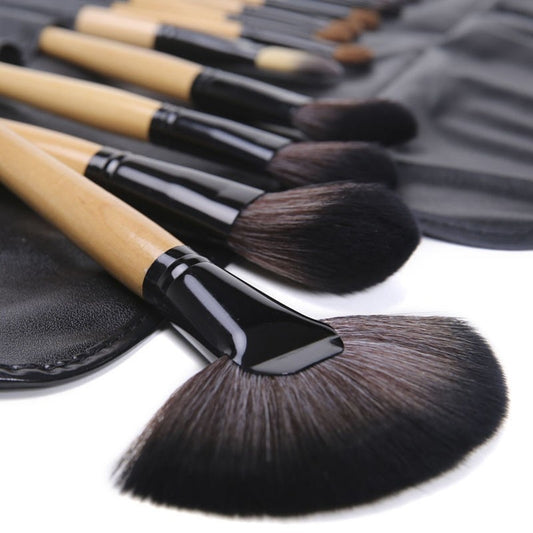 Gift Bag Of  24 pcs Makeup Brush Sets Professional Cosmetics Brushes Eyebrow Powder Foundation Shadows Pinceaux Make Up Tools alfamoba