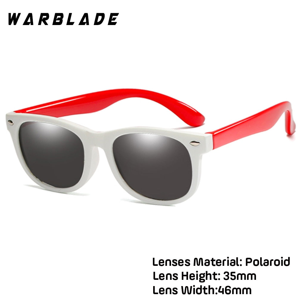 WarBlade New Kids Polarized Sunglasses TR90 Boys Girls Sun Glasses Silicone Safety  Glasses Gift For Children Baby UV400 Eyewear alfamoba