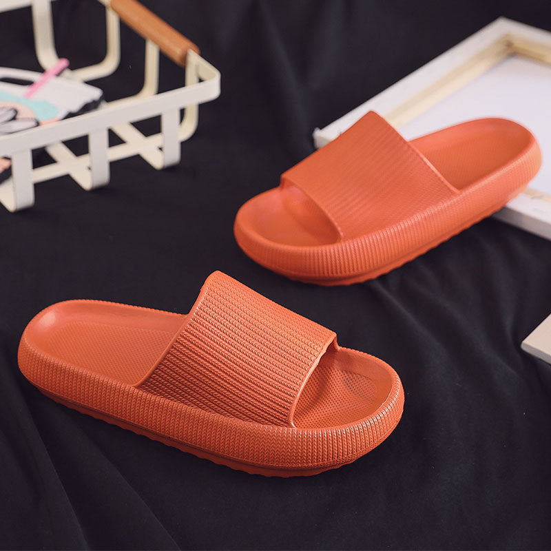 Fashion Slippers Women Thick Platform Women Indoor Bathroom Slipper Soft EVA Anti-slip Home Floor Slides Ladies Summer Shoes Men alfamoba