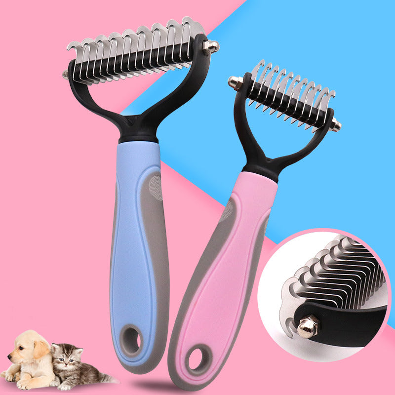 Pets Fur Knot Cutter Dog Grooming Shedding Tool alfamoba