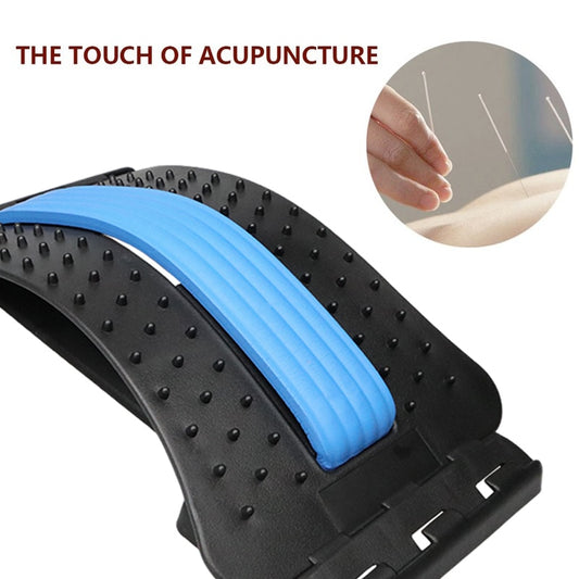 Back Massager Stretcher Equipment Massage Tools Massageador Magic Stretch Fitness Lumbar Support Relaxation Spine Pain Relief alfamoba