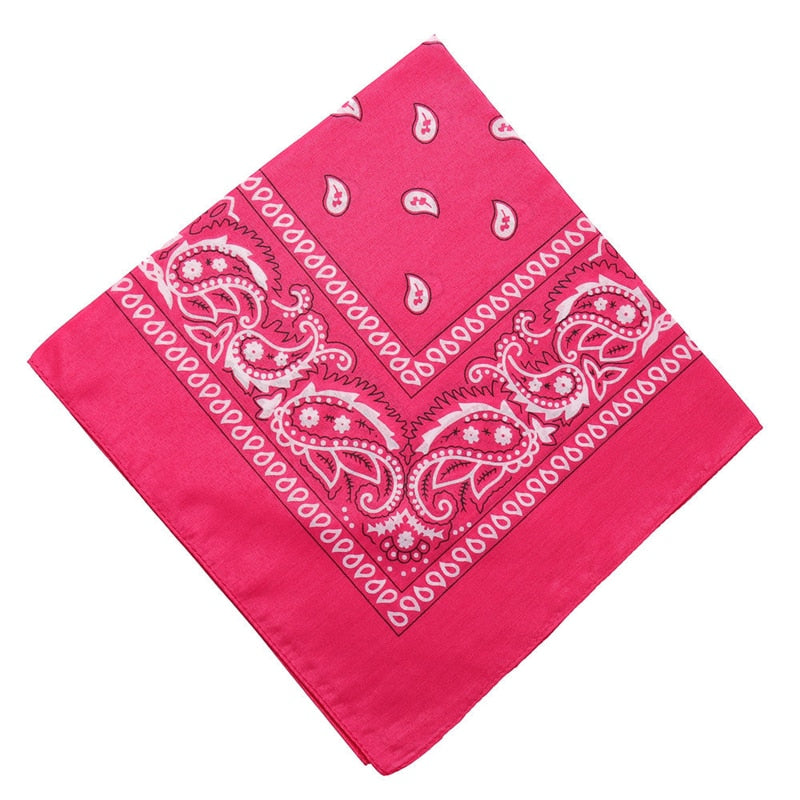 New Bohemian Print Bandana Hair Bands for Women Girls Square Scarf Turban Multifunctional Headband Hair Accessories Headwear alfamoba