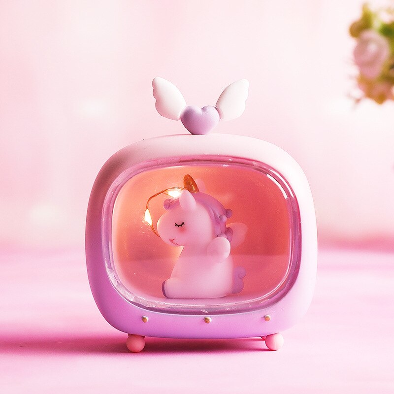 Children's Night Light Child Led Lights Bedroom Decoration Cartoon Unicorn Moon Lamp Child Fairy Lights Cute Kawaii Room Decor alfredo.barrella7