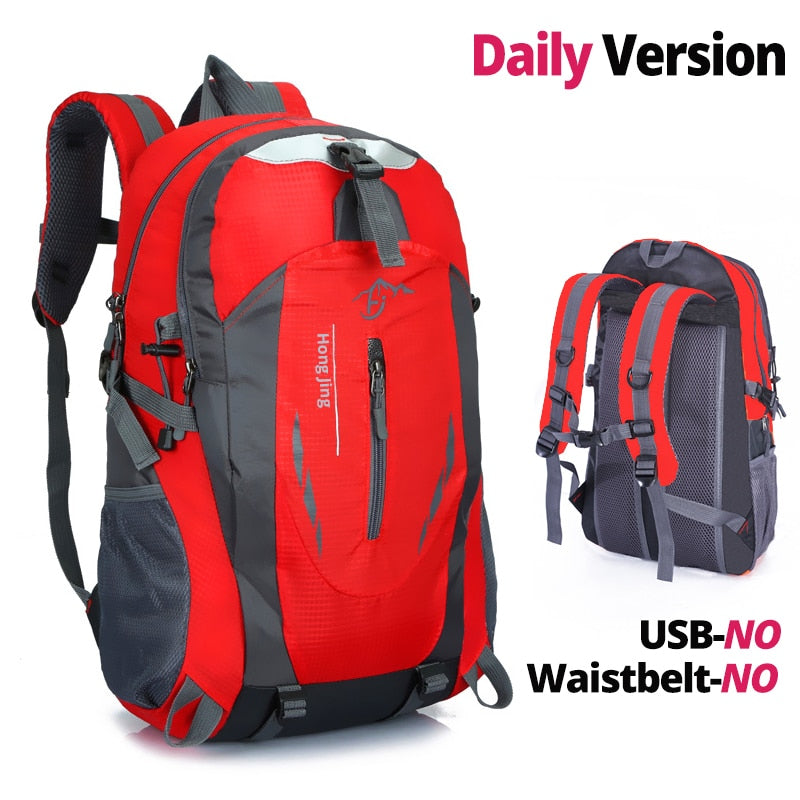 Quality Nylon Waterproof Travel Backpacks Men Climbing Travel Bags Hiking Backpack Outdoor Sport School Bag Men Backpack Women alfamoba