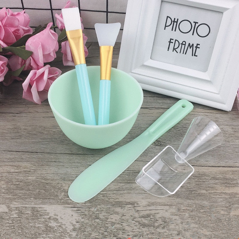 DIY Facial Mask Bowl & Brush Set alfamoba