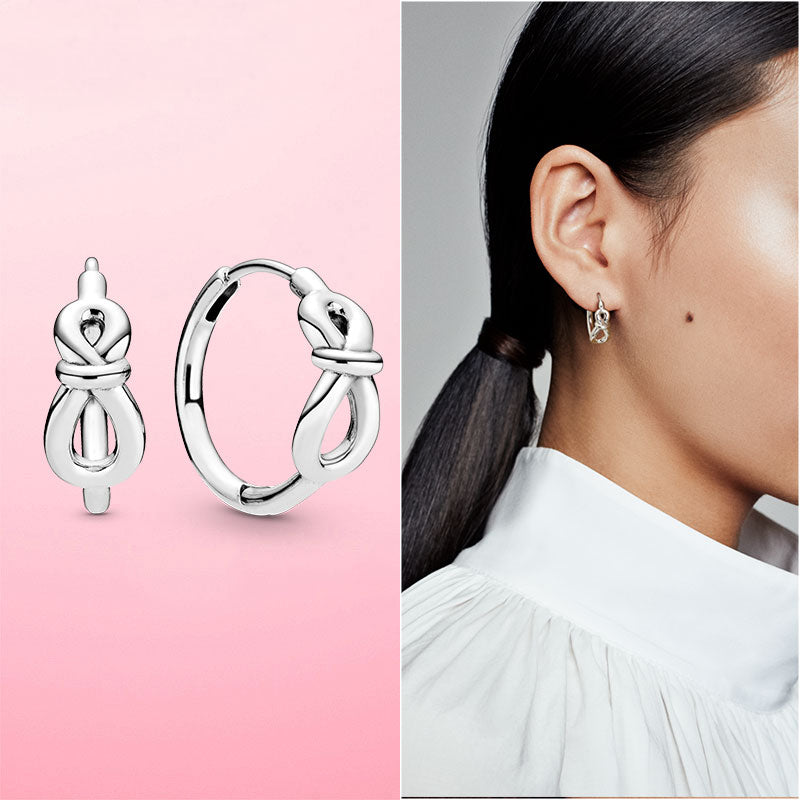 Silver Earrings Real 925 Sterling Silver Asymmetrical Heart Hoop Earrings for Women Fashion Silver Earring Jewelry Gift alfamoba