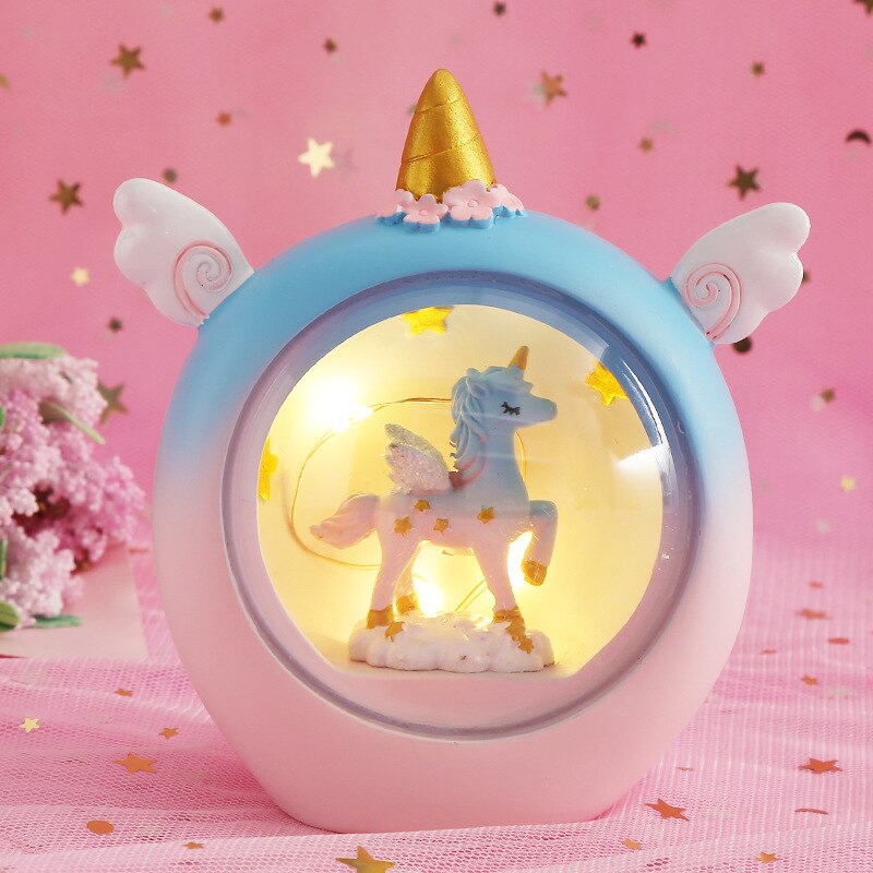 Children's Night Light Child Led Lights Bedroom Decoration Cartoon Unicorn Moon Lamp Child Fairy Lights Cute Kawaii Room Decor alfredo.barrella7