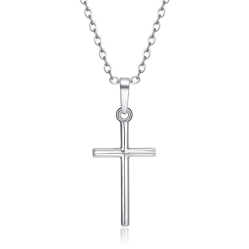 Fashion Female Cross Pendants dropshipping Gold Black Color Crystal Jesus Cross Pendant Necklace Jewelry For Men/Women Wholesale alfredo.barrella7