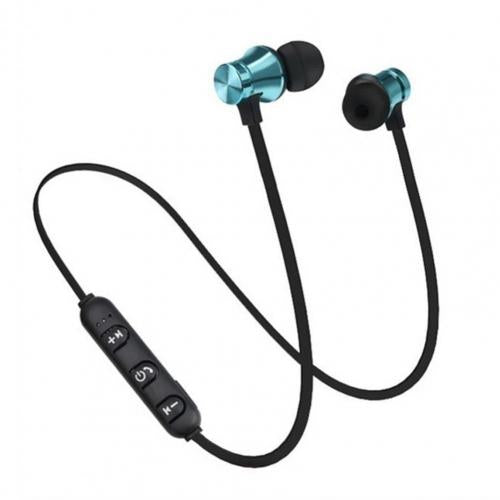 Magnetic Wireless Bluetooth Earphone Stereo Sports Waterproof Earbuds Wireless in-ear Headset with Mic alfamoba