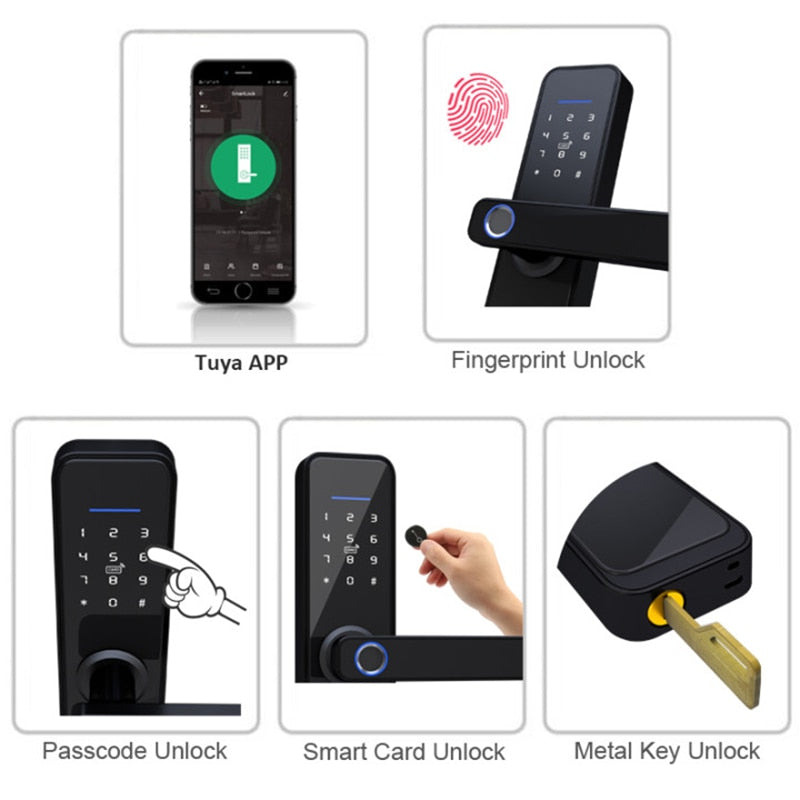 Biometric Fingerprint Door Lock alfamoba