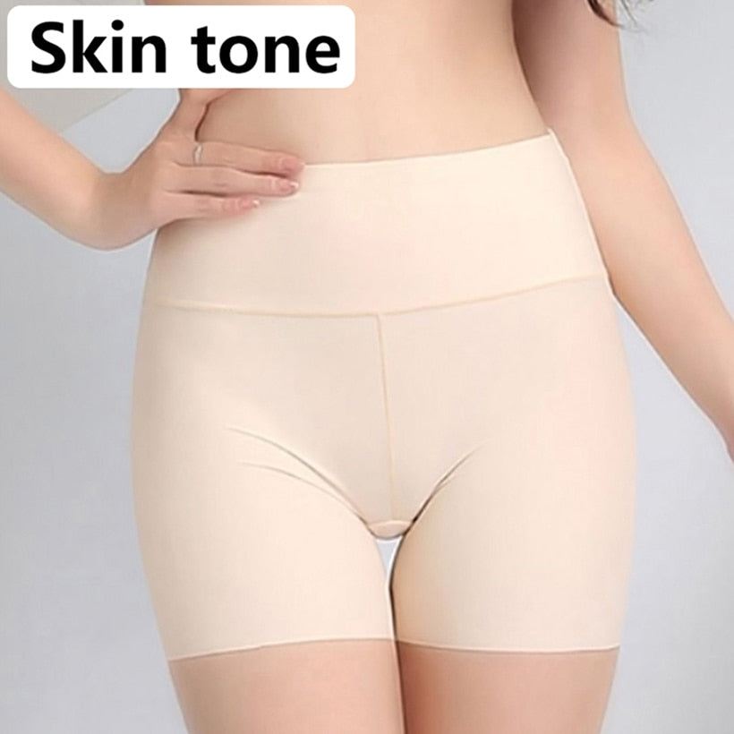 High Waist Women's Skirt Shorts Boxer Panties Girls Safety Briefs Boyshort Underpants Tights Slim Lingeries Short Pants Summer alfamoba