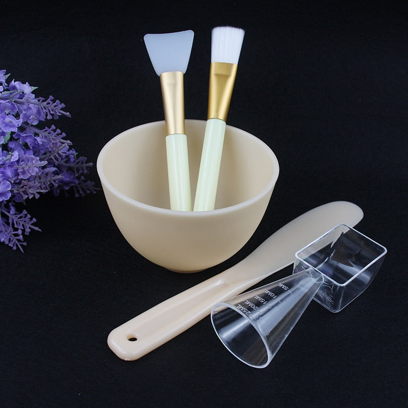 DIY Facial Mask Bowl & Brush Set alfamoba