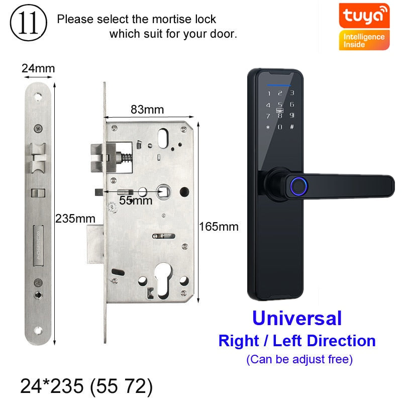 Biometric Fingerprint Door Lock alfamoba