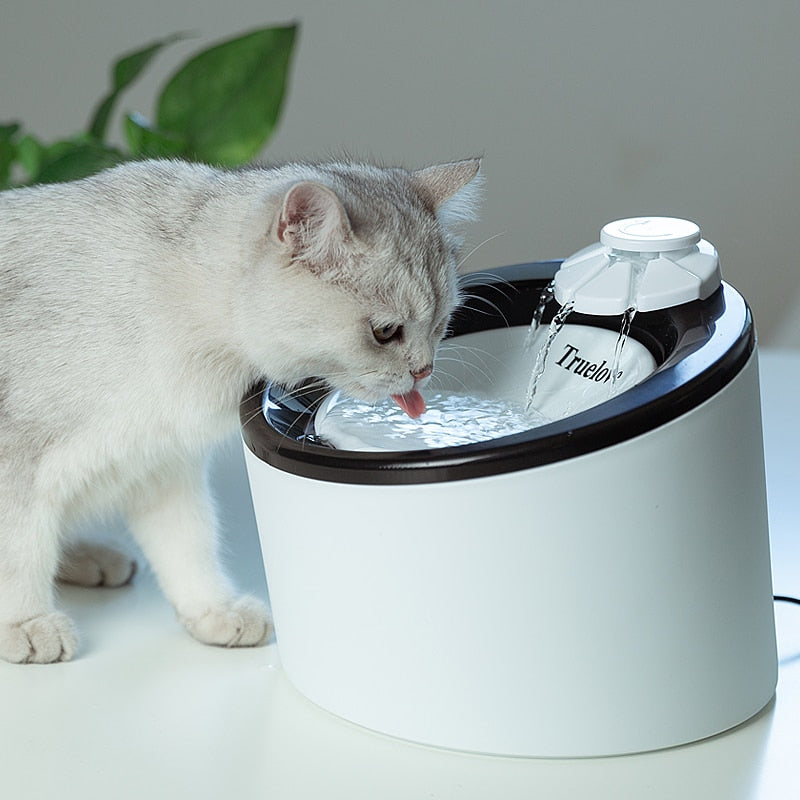 TRUELOVE Pet Water Fountain Automatic Cat Water Fountain Electric Mute Water Feeder USB Dog Drinker Bowl Pet Drinking Dispenser alfamoba