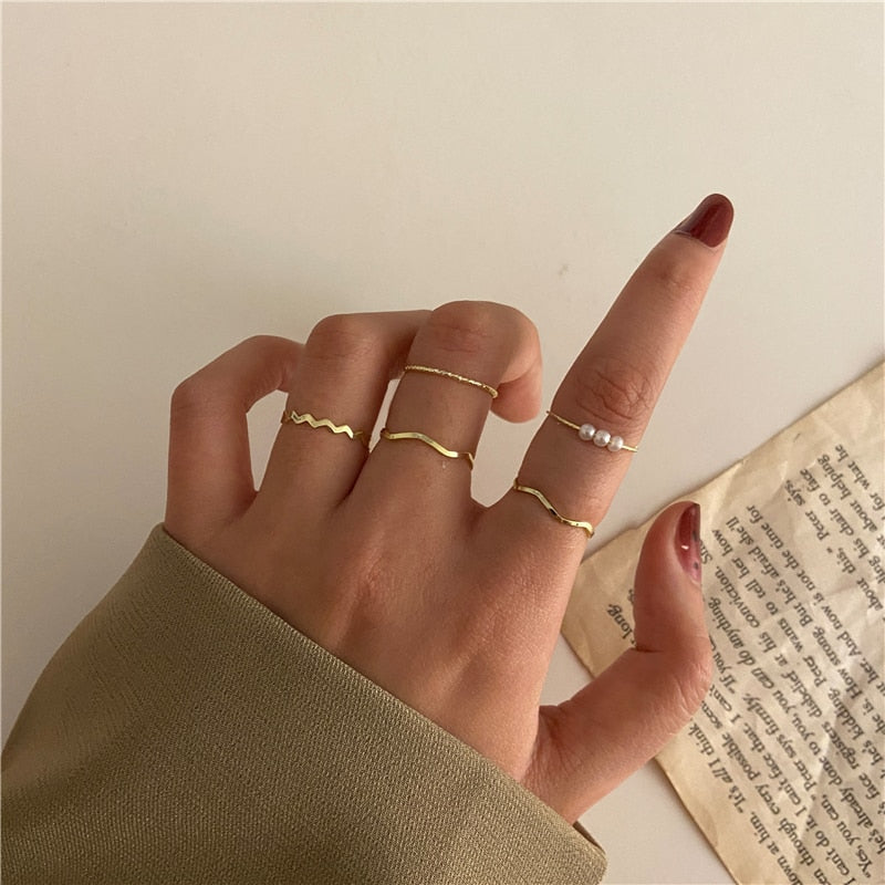 Trendy Gold Butterfly Rings For Women Men Lover Couple Rings Set Friendship Engagement Wedding Open Rings 2021 Jewelry alfamoba