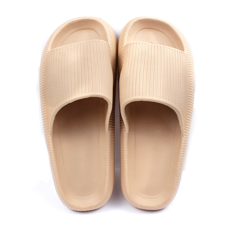 Women Thick Platform Slippers Summer Beach Eva Soft Sole Slide Sandals Leisure Men Ladies Indoor Bathroom Anti-slip Shoes alfamoba