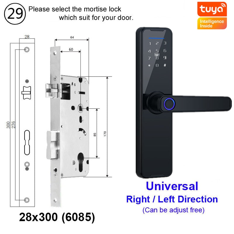 Biometric Fingerprint Door Lock alfamoba