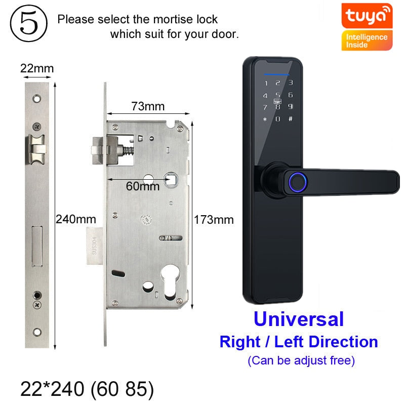 Biometric Fingerprint Door Lock alfamoba